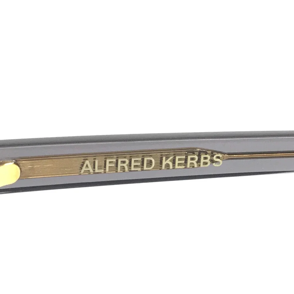 Alfred Kerbs Eyeglasses Frames LUCIO GY Shiny Clear Gray Aviator 59-15-145